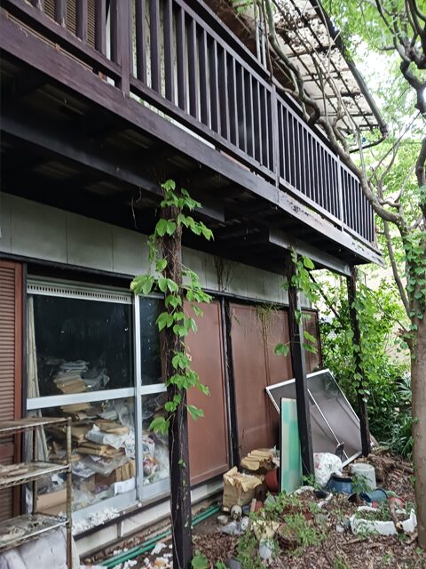 埼玉県さいたま市岩槻区の空き家現場